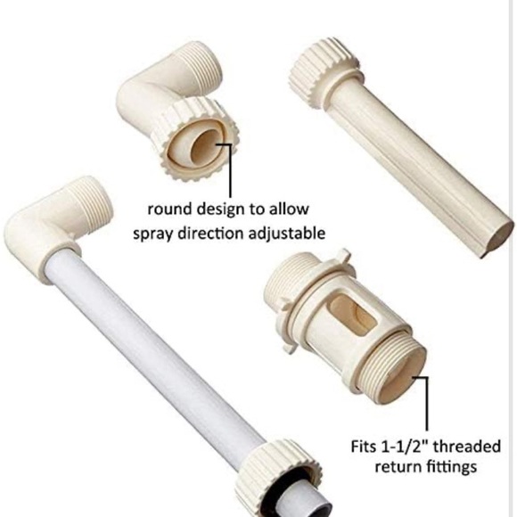 WaterSHOP Waterfall Pool Fountain Spray Pool Fountain Fits Most 1.5" InGround - Picture 3 of 5